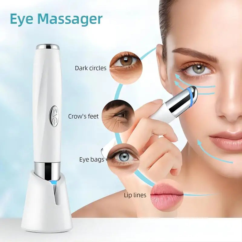 5 In 1 Eye Beauty Device Facial Massager Led Red Light Therapy Wand