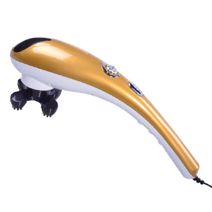 Full Body Handheld Massager Machine Champagne - 6 Massage Heads Neck