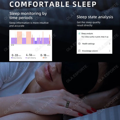 New For Xiaomi Smart Ring Real-Time Health Monitor NFC Smart Ring Men