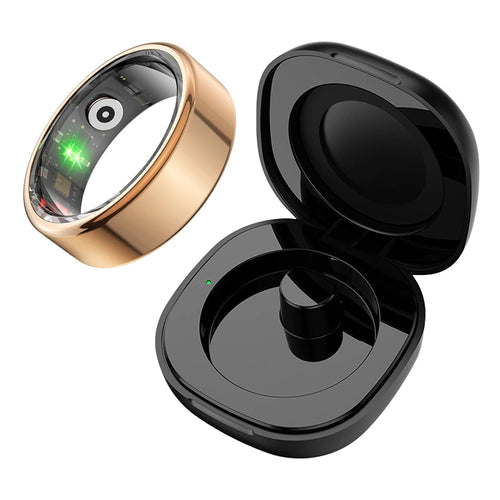 2024 COLMI R02 Smart Ring with Charging Case for Men Women, Battery