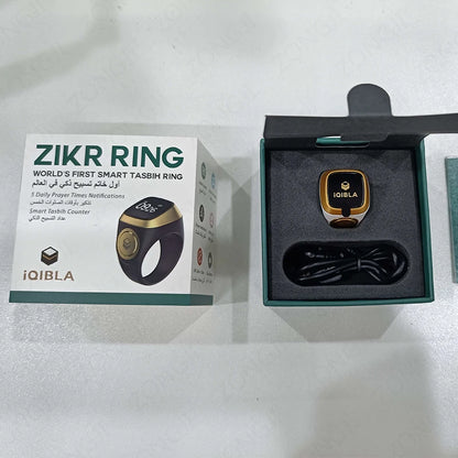 2024 IQibla Smart Zikr Ring Praise Tasbih Tally Electronic Digital