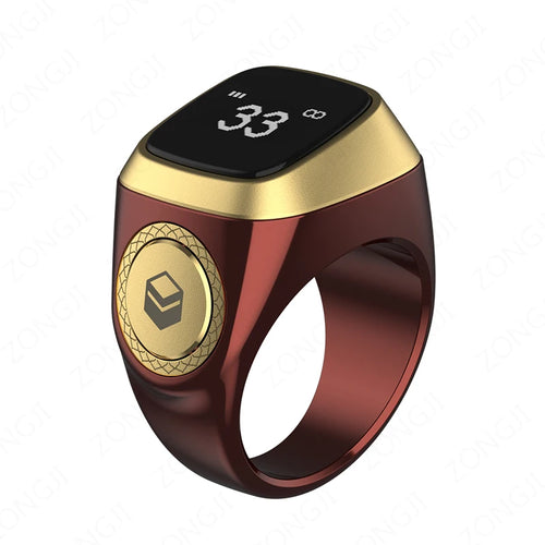 2024 IQibla Smart Zikr Ring Praise Tasbih Tally Electronic Digital