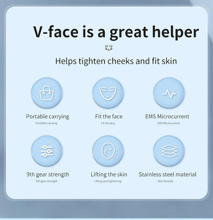 EMS Face Lifting Massager Anti Wrinkle Firming Facial Massager V-Face