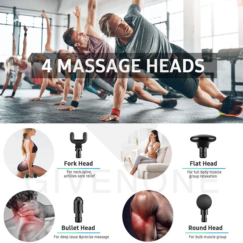 Mini Muscle Massage Gun Body Tissue Massager Fascia Gun