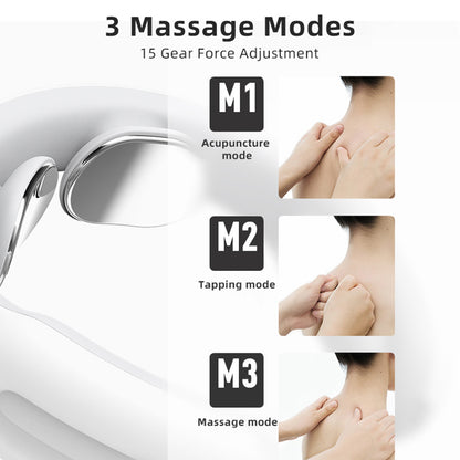 Smart Electric Neck and Shoulder Massager -Blue