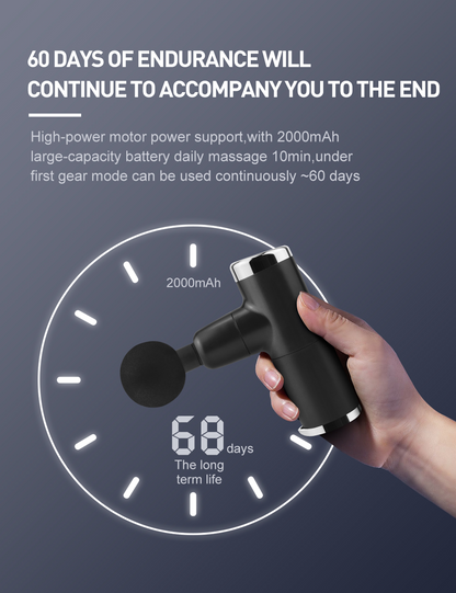 Mini Muscle Massage Gun Body Tissue Massager Fascia Gun